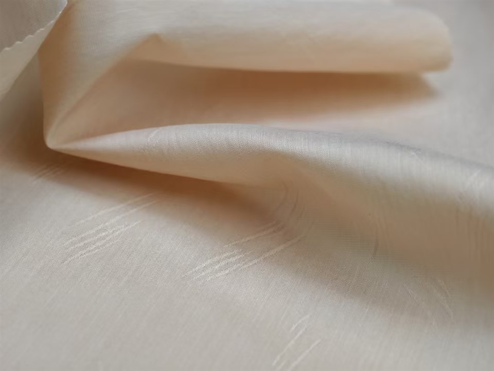 Polyester-cotton Flower Jacquard Fabric With Acetic Acid Treatment